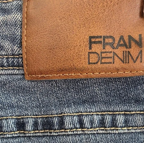 Fran Denim IRIS Vintage Women's Ankle Jeans Sz 32 - Picture 5 of 6